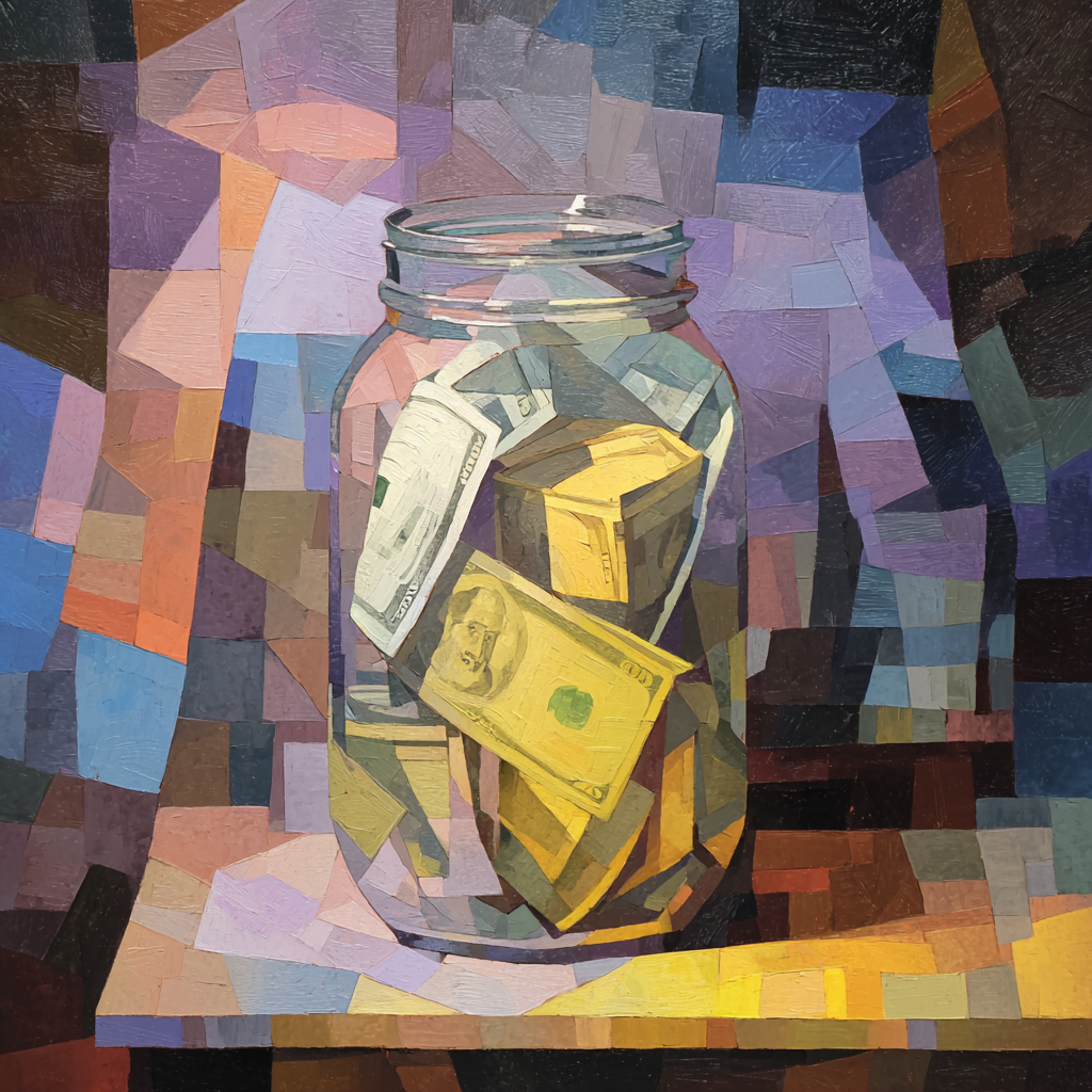 Tip jar illustration